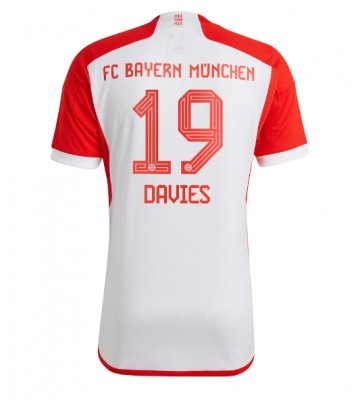 Maillot de foot Bayern Munich Alphonso Davies #19 Domicile 2023-24 Manches Courte